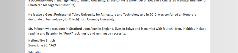Illustration for article titled Aston Martin CEO Andy Palmer's Hobbies Include 'Running By Necessity'